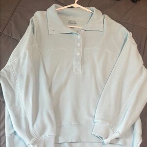 American Eagle Outfitters Light Blue Sweatshirt